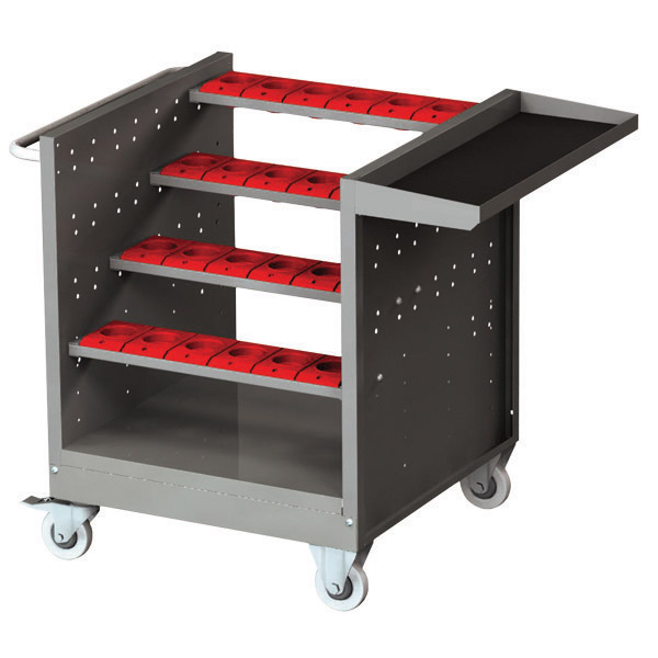 TRADEMASTER CNC TOOL CART 28 X BT-40 TOOL HOLDERS 